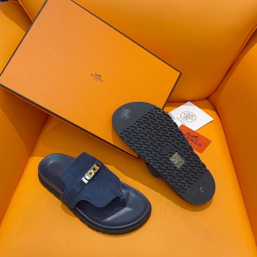 Cheap Hermes Slippers For Men #1211010 Replica Wholesale [$102.00 USD] [ITEM#1211010] on Replica Hermes Slippers