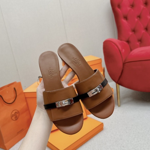 Cheap Hermes Slippers For Women #1211012 Replica Wholesale [$102.00 USD] [ITEM#1211012] on Replica Hermes Slippers