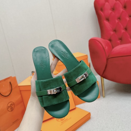 Cheap Hermes Slippers For Women #1211014 Replica Wholesale [$102.00 USD] [ITEM#1211014] on Replica Hermes Slippers