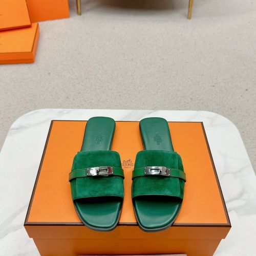 Cheap Hermes Slippers For Women #1211016 Replica Wholesale [$102.00 USD] [ITEM#1211016] on Replica Hermes Slippers