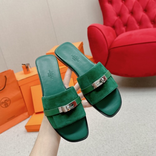 Cheap Hermes Slippers For Women #1211016 Replica Wholesale [$102.00 USD] [ITEM#1211016] on Replica Hermes Slippers