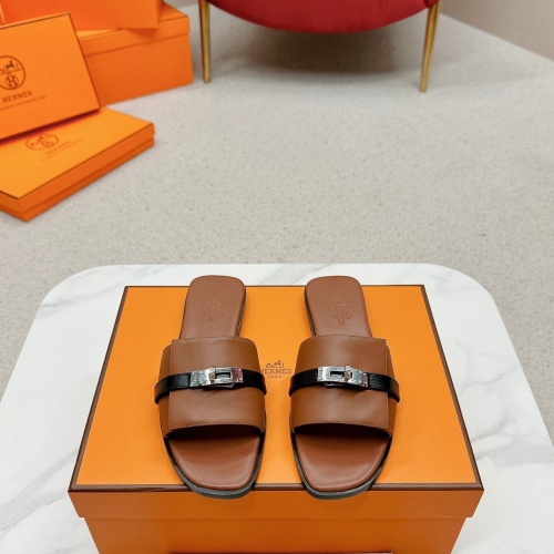 Cheap Hermes Slippers For Women #1211018 Replica Wholesale [$102.00 USD] [ITEM#1211018] on Replica Hermes Slippers