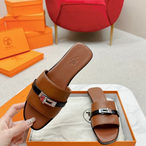 Cheap Hermes Slippers For Women #1211018 Replica Wholesale [$102.00 USD] [ITEM#1211018] on Replica Hermes Slippers