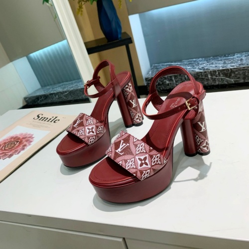 Cheap Louis Vuitton Sandal For Women #1211020 Replica Wholesale [$125.00 USD] [ITEM#1211020] on Replica Louis Vuitton Sandal