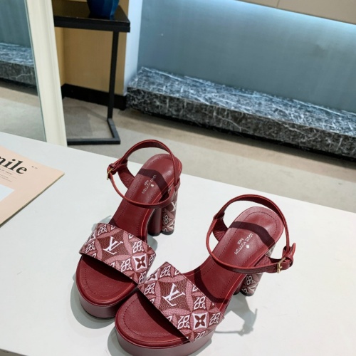 Cheap Louis Vuitton Sandal For Women #1211020 Replica Wholesale [$125.00 USD] [ITEM#1211020] on Replica Louis Vuitton Sandal