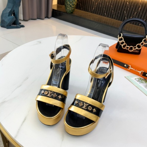 Cheap Louis Vuitton Sandal For Women #1211024 Replica Wholesale [$125.00 USD] [ITEM#1211024] on Replica Louis Vuitton Sandal