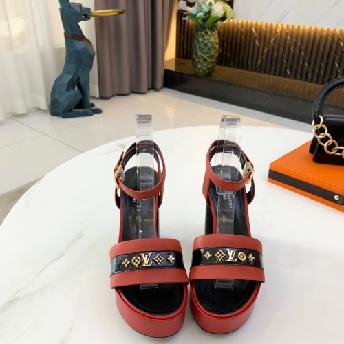 Cheap Louis Vuitton Sandal For Women #1211025 Replica Wholesale [$125.00 USD] [ITEM#1211025] on Replica Louis Vuitton Sandal