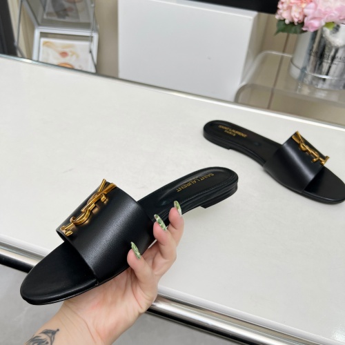 Cheap Yves Saint Laurent YSL Slippers For Women #1211053 Replica Wholesale [$80.00 USD] [ITEM#1211053] on Replica Yves Saint Laurent YSL Slippers