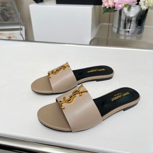 Cheap Yves Saint Laurent YSL Slippers For Women #1211057 Replica Wholesale [$80.00 USD] [ITEM#1211057] on Replica Yves Saint Laurent YSL Slippers