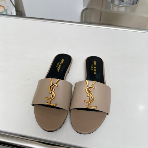 Cheap Yves Saint Laurent YSL Slippers For Women #1211057 Replica Wholesale [$80.00 USD] [ITEM#1211057] on Replica Yves Saint Laurent YSL Slippers