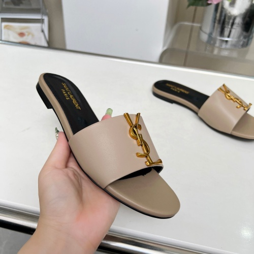 Cheap Yves Saint Laurent YSL Slippers For Women #1211057 Replica Wholesale [$80.00 USD] [ITEM#1211057] on Replica Yves Saint Laurent YSL Slippers