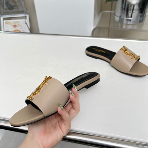 Cheap Yves Saint Laurent YSL Slippers For Women #1211057 Replica Wholesale [$80.00 USD] [ITEM#1211057] on Replica Yves Saint Laurent YSL Slippers