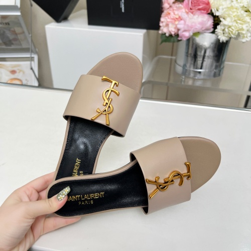 Cheap Yves Saint Laurent YSL Slippers For Women #1211057 Replica Wholesale [$80.00 USD] [ITEM#1211057] on Replica Yves Saint Laurent YSL Slippers