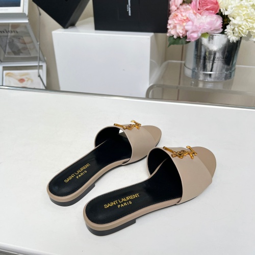 Cheap Yves Saint Laurent YSL Slippers For Women #1211057 Replica Wholesale [$80.00 USD] [ITEM#1211057] on Replica Yves Saint Laurent YSL Slippers