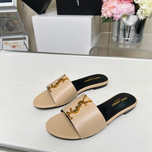 Cheap Yves Saint Laurent YSL Slippers For Women #1211058 Replica Wholesale [$80.00 USD] [ITEM#1211058] on Replica Yves Saint Laurent YSL Slippers