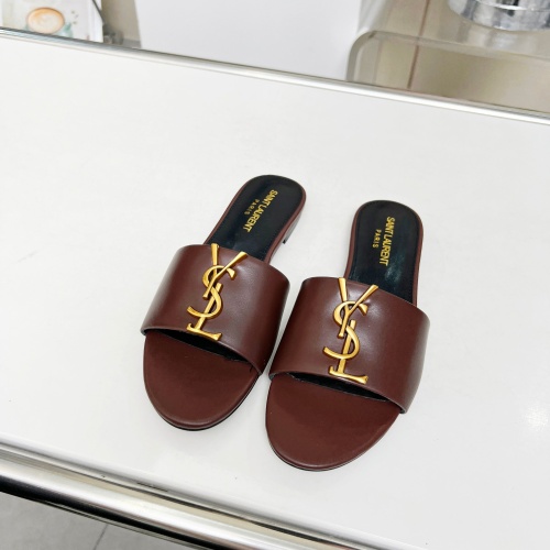 Cheap Yves Saint Laurent YSL Slippers For Women #1211060 Replica Wholesale [$80.00 USD] [ITEM#1211060] on Replica Yves Saint Laurent YSL Slippers