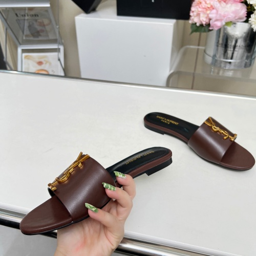 Cheap Yves Saint Laurent YSL Slippers For Women #1211060 Replica Wholesale [$80.00 USD] [ITEM#1211060] on Replica Yves Saint Laurent YSL Slippers