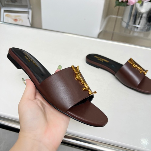 Cheap Yves Saint Laurent YSL Slippers For Women #1211060 Replica Wholesale [$80.00 USD] [ITEM#1211060] on Replica Yves Saint Laurent YSL Slippers