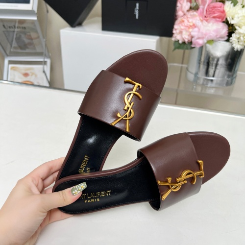 Cheap Yves Saint Laurent YSL Slippers For Women #1211060 Replica Wholesale [$80.00 USD] [ITEM#1211060] on Replica Yves Saint Laurent YSL Slippers