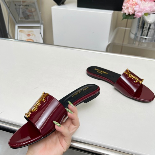 Cheap Yves Saint Laurent YSL Slippers For Women #1211063 Replica Wholesale [$80.00 USD] [ITEM#1211063] on Replica Yves Saint Laurent YSL Slippers