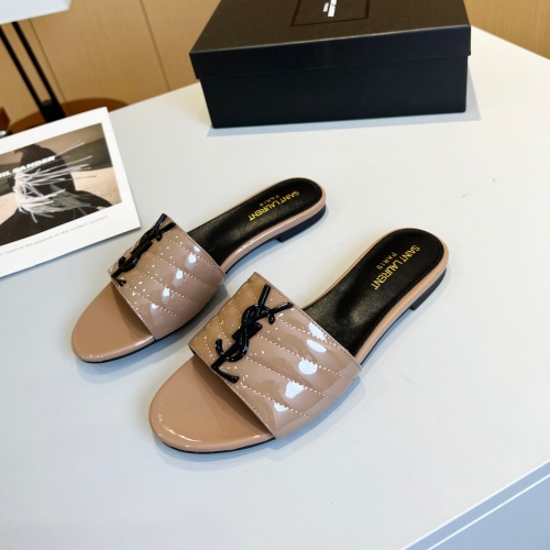 Cheap Yves Saint Laurent YSL Slippers For Women #1211080 Replica Wholesale [$80.00 USD] [ITEM#1211080] on Replica Yves Saint Laurent YSL Slippers