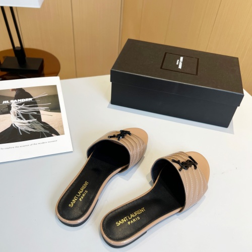 Cheap Yves Saint Laurent YSL Slippers For Women #1211080 Replica Wholesale [$80.00 USD] [ITEM#1211080] on Replica Yves Saint Laurent YSL Slippers