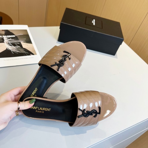 Cheap Yves Saint Laurent YSL Slippers For Women #1211080 Replica Wholesale [$80.00 USD] [ITEM#1211080] on Replica Yves Saint Laurent YSL Slippers