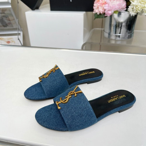 Cheap Yves Saint Laurent YSL Slippers For Women #1211085 Replica Wholesale [$80.00 USD] [ITEM#1211085] on Replica Yves Saint Laurent YSL Slippers