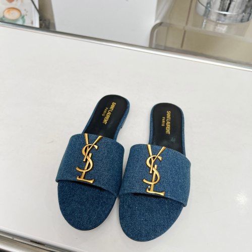 Cheap Yves Saint Laurent YSL Slippers For Women #1211085 Replica Wholesale [$80.00 USD] [ITEM#1211085] on Replica Yves Saint Laurent YSL Slippers