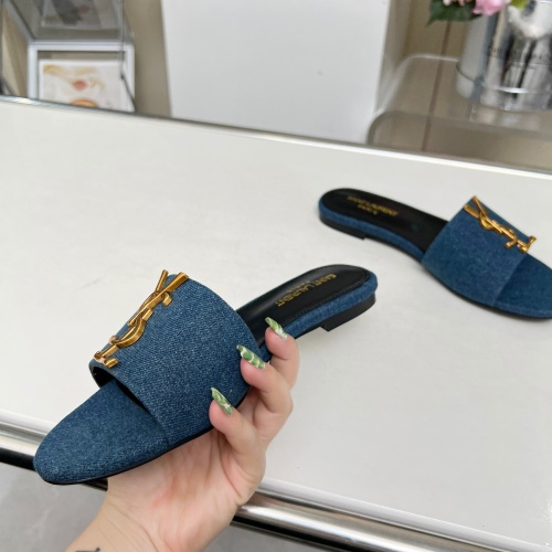 Cheap Yves Saint Laurent YSL Slippers For Women #1211085 Replica Wholesale [$80.00 USD] [ITEM#1211085] on Replica Yves Saint Laurent YSL Slippers