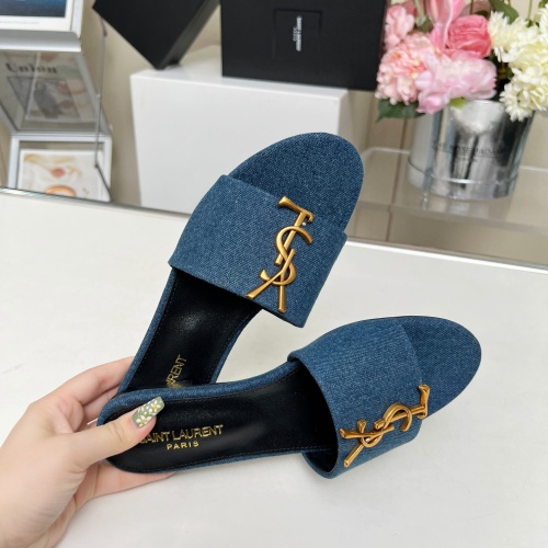 Cheap Yves Saint Laurent YSL Slippers For Women #1211085 Replica Wholesale [$80.00 USD] [ITEM#1211085] on Replica Yves Saint Laurent YSL Slippers