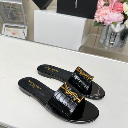 Cheap Yves Saint Laurent YSL Slippers For Women #1211086 Replica Wholesale [$80.00 USD] [ITEM#1211086] on Replica Yves Saint Laurent YSL Slippers