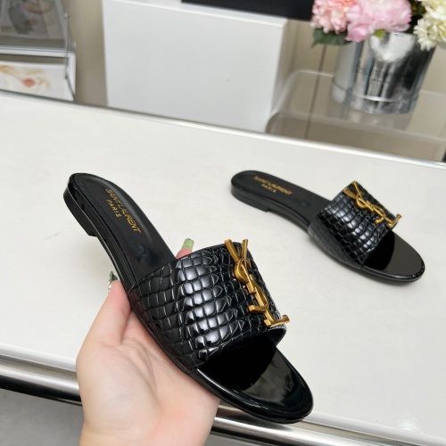 Cheap Yves Saint Laurent YSL Slippers For Women #1211087 Replica Wholesale [$80.00 USD] [ITEM#1211087] on Replica Yves Saint Laurent YSL Slippers