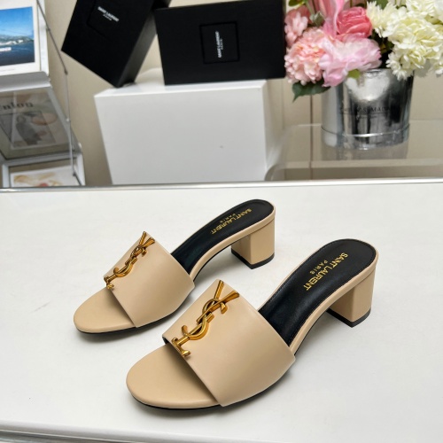 Cheap Yves Saint Laurent YSL Slippers For Women #1211091 Replica Wholesale [$100.00 USD] [ITEM#1211091] on Replica Yves Saint Laurent YSL Slippers