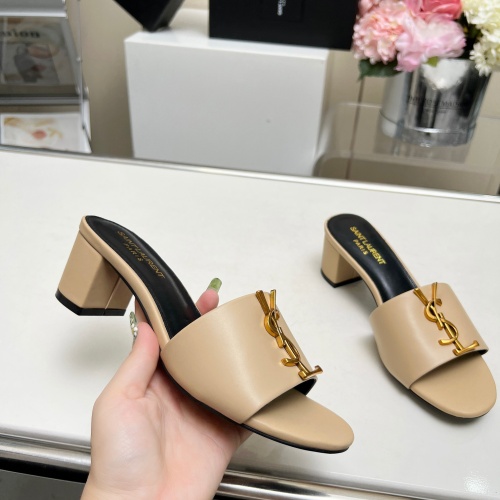 Cheap Yves Saint Laurent YSL Slippers For Women #1211091 Replica Wholesale [$100.00 USD] [ITEM#1211091] on Replica Yves Saint Laurent YSL Slippers