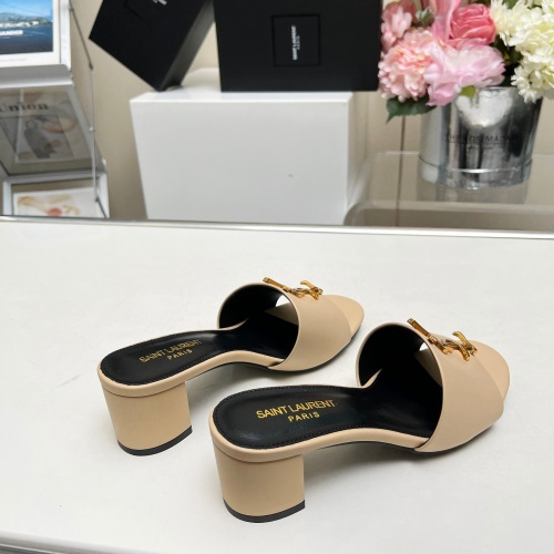 Cheap Yves Saint Laurent YSL Slippers For Women #1211091 Replica Wholesale [$100.00 USD] [ITEM#1211091] on Replica Yves Saint Laurent YSL Slippers