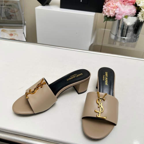 Cheap Yves Saint Laurent YSL Slippers For Women #1211092 Replica Wholesale [$100.00 USD] [ITEM#1211092] on Replica Yves Saint Laurent YSL Slippers