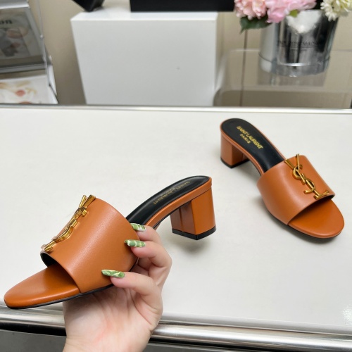 Cheap Yves Saint Laurent YSL Slippers For Women #1211093 Replica Wholesale [$100.00 USD] [ITEM#1211093] on Replica Yves Saint Laurent YSL Slippers