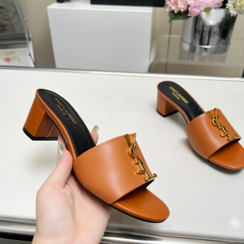 Cheap Yves Saint Laurent YSL Slippers For Women #1211093 Replica Wholesale [$100.00 USD] [ITEM#1211093] on Replica Yves Saint Laurent YSL Slippers