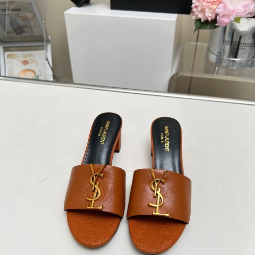 Cheap Yves Saint Laurent YSL Slippers For Women #1211098 Replica Wholesale [$100.00 USD] [ITEM#1211098] on Replica Yves Saint Laurent YSL Slippers