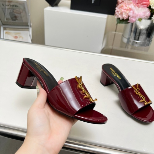 Cheap Yves Saint Laurent YSL Slippers For Women #1211112 Replica Wholesale [$100.00 USD] [ITEM#1211112] on Replica Yves Saint Laurent YSL Slippers