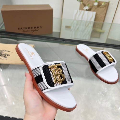 Cheap Burberry Slippers For Women #1211121 Replica Wholesale [$82.00 USD] [ITEM#1211121] on Replica Burberry Slippers