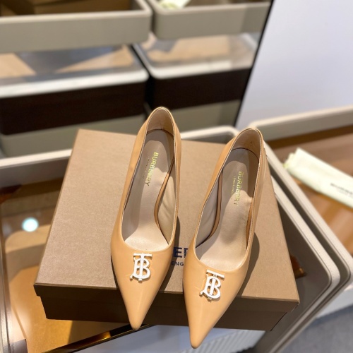 Cheap Burberry High-Heeled Shoes For Women #1211144 Replica Wholesale [$122.00 USD] [ITEM#1211144] on Replica Burberry High-Heeled Shoes