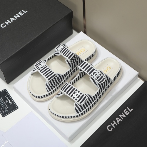 Cheap Chanel Slippers For Women #1211236 Replica Wholesale [$88.00 USD] [ITEM#1211236] on Replica Chanel Slippers