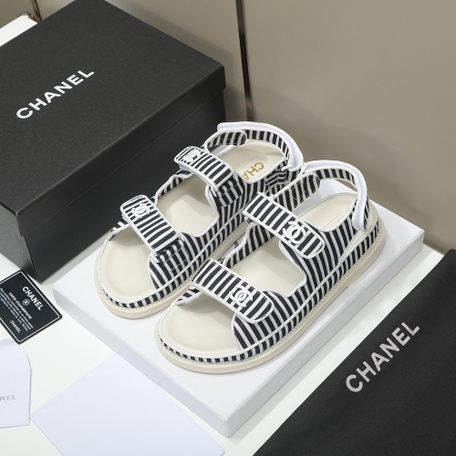 Cheap Chanel Sandal For Women #1211241 Replica Wholesale [$88.00 USD] [ITEM#1211241] on Replica Chanel Sandal