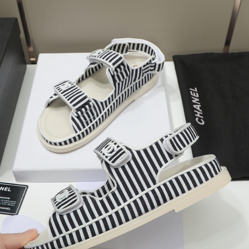 Cheap Chanel Sandal For Women #1211241 Replica Wholesale [$88.00 USD] [ITEM#1211241] on Replica Chanel Sandal