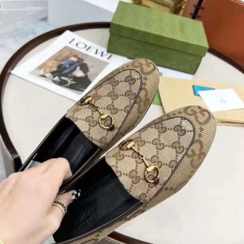 Cheap Gucci Oxfords Shoes For Women #1211282 Replica Wholesale [$96.00 USD] [ITEM#1211282] on Replica Gucci Oxfords Shoes