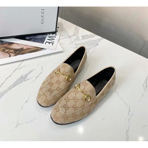 Cheap Gucci Oxfords Shoes For Women #1211285 Replica Wholesale [$80.00 USD] [ITEM#1211285] on Replica Gucci Oxfords Shoes