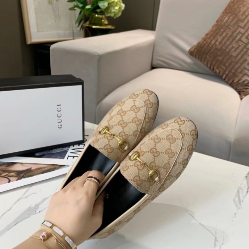 Cheap Gucci Oxfords Shoes For Women #1211285 Replica Wholesale [$80.00 USD] [ITEM#1211285] on Replica Gucci Oxfords Shoes