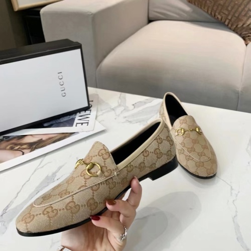 Cheap Gucci Oxfords Shoes For Women #1211285 Replica Wholesale [$80.00 USD] [ITEM#1211285] on Replica Gucci Oxfords Shoes